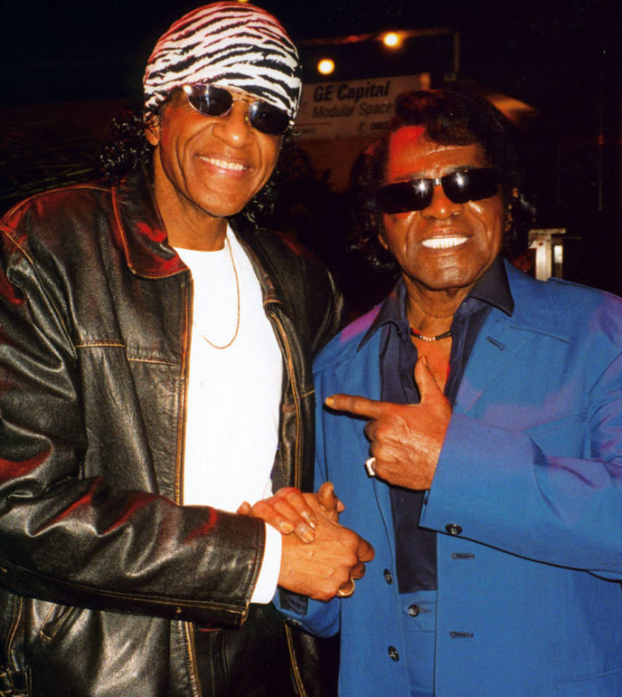 La rencontre de deux légendes du Funk, Sweet Charles Sherell et James Brown